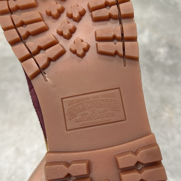 Ralph Lauren Polo Country Suede Corduroy Color Block Ranger Boots Men's Size 11 - Picture 8 of 8